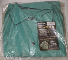 Tillman 9030 30" Green FR Cotton "We Weld America" Logo Jacket X-Large XL