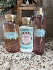 Bath  Body Works Sweetest Song Body Mist Body Wash  Body Lotion Set of 3 New