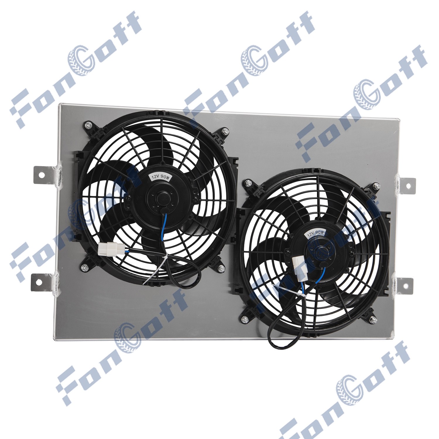Aluminum Shroud Fan For 1972-1986 JEEP CJ5 CJ6 CJ7 L6 V8 2.5L 4.2L