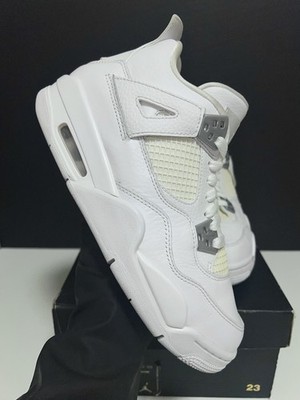   Nike Air Jordan IV Retro 4 Pure Money 2017 SIZE 6 | White Oreo Thunder Cement