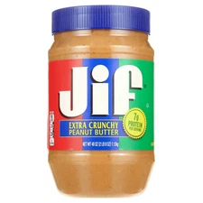 Jif Extra Crunchy Peanut Butter, 40 oz [FREE AND FAST SHIPPING]