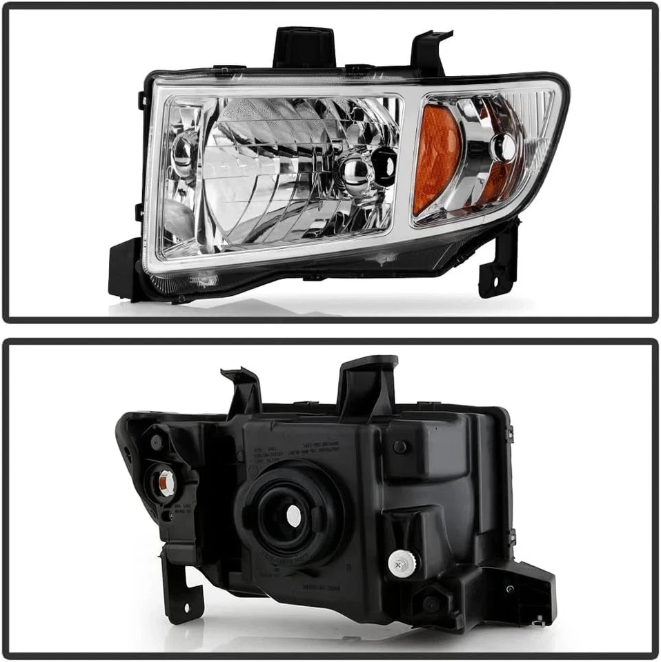 Front Bumper Cover & Grille / Headlight Pair For 2009-2011 Honda Ridgeline Foto 3 de 4