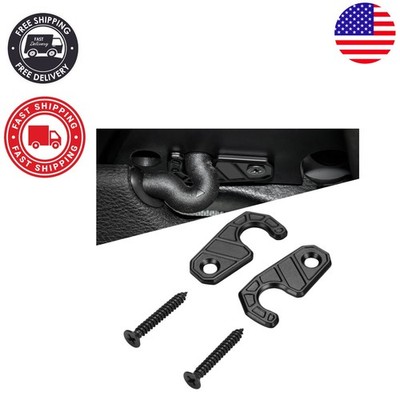 Durable 2 PCS Sun Visor Clip Kit for Wrangler JK JL & Gladiator - Quick Install