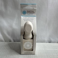 Martha Stewart Crafts Sunburst Medium Double Craft Punch Scrapbooking Tool NEW