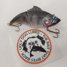 Ugly Dog Lure Vatalion Swimbait Tiger Shad #2  Hooks - New From Artist 
