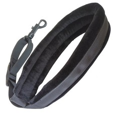 Xinlink Professional Black Soft Padded Saxophone Neck Strap with Snap