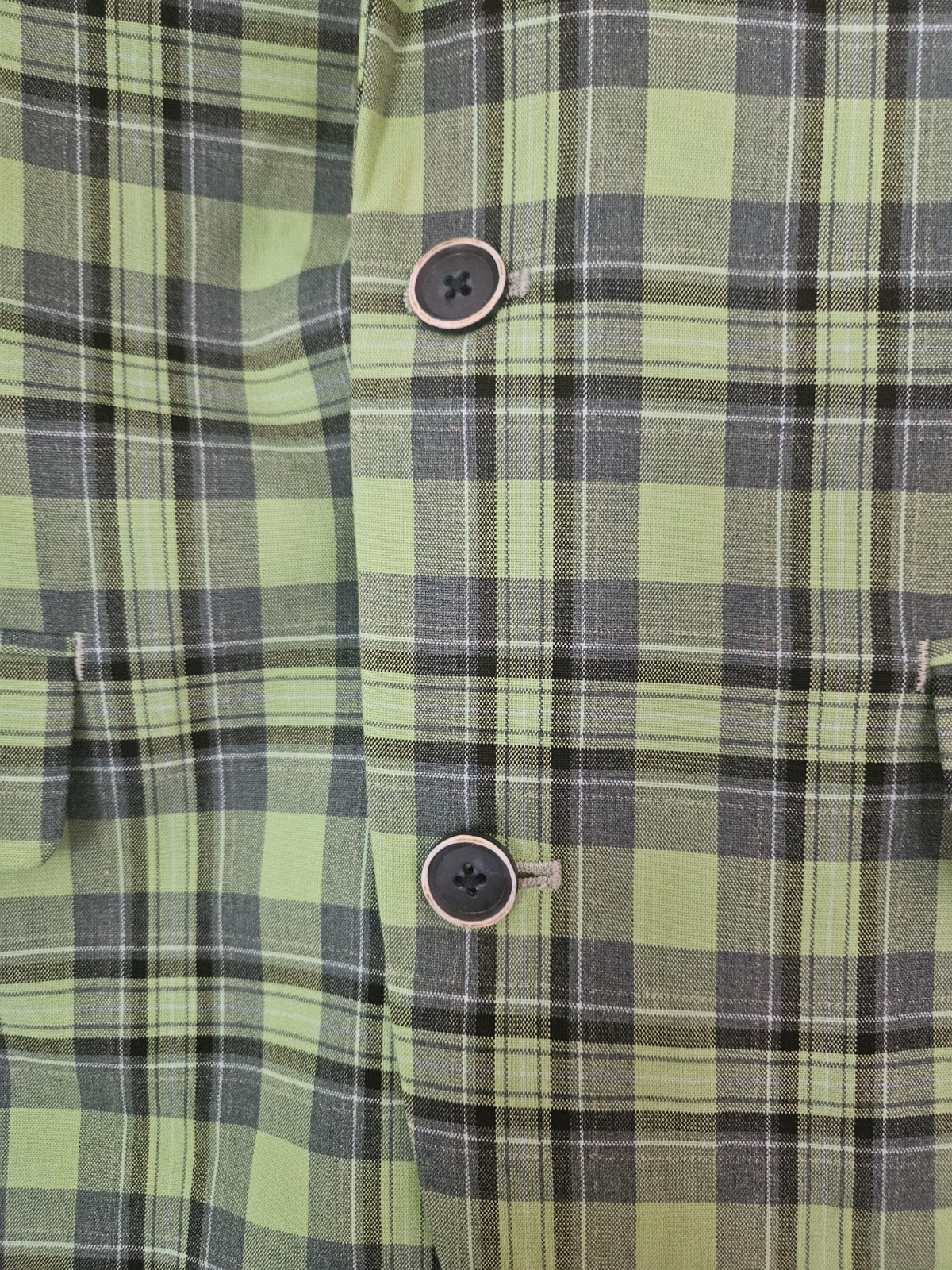 NWT The Savile Row Company Kensington Blazer Sport Coat Green Plaid size 38R image 5