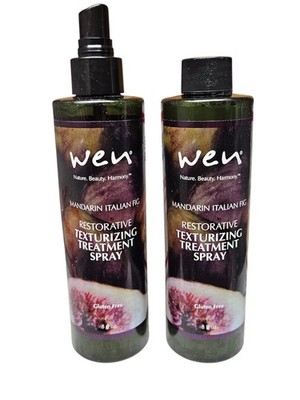 WEN Mandarin Italian Fig Restorative Texturizing Treatment Spray 8oz (LOT OF 2)