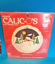 Calic-O's Applique 10" Designs 2206 Winter Christmas Scene Needlepoint Kit