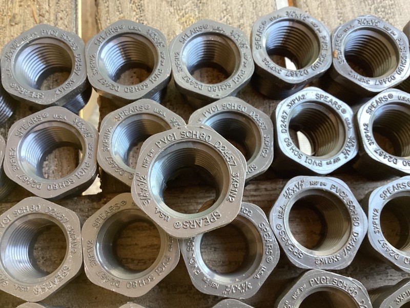 SPEARS QTY(41) #839-101 3/4X1/2 mipxfip sch80 bushing FREE SHIPPING CONT. US