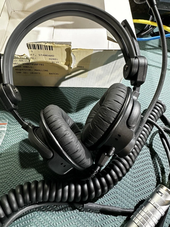 SENNHEISER гарнитура микрофон ASG-NAVCOM-46 военного радио тактический открытая коробка! - Изображение 3 из 4