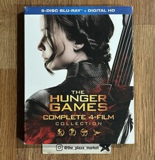 The Hunger Games Blu-ray Complete 4 Film Collection set Catching Fire Mockingjay
