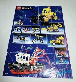 LEGO 8832 Roadster (1988, 100% Complete W/ Manual  and Technic Promo Booklet)