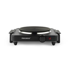 Progress Single Hot Plate Electric Portable Tabletop Cooker Hob Variable Heat