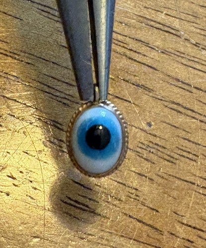 Vintage Turkish Glass Evil Eye Charm