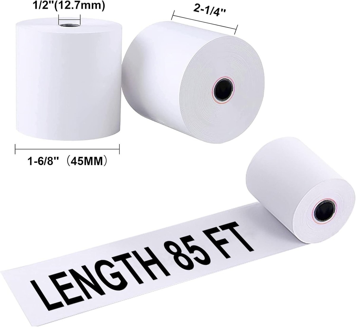 5 Rolls 57mm X 51mm 57x51 Thermal Paper Till Cash | Desertcart New Guinea