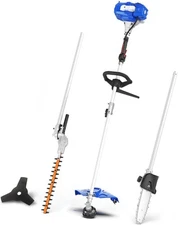 WILD BADGER POWER 26cc Weed Wacker Gas Powered, String Trimmer/Edger, Blue 