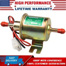 12V Universal 2.5-4PSI Gas Diesel Inline Low Pressure Electric Fuel Pump HEP-02A