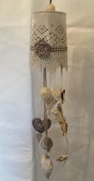 Handgefertigter Fenster HäNger Metall Topf Girlande Herzchen Schmetterling -915