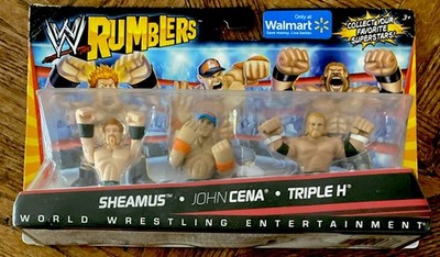 2010 WWE RUMBLERS WRESTLING FIGURES FACTORY SEALED SHEAMUS JOHN CENA TRIPLE H