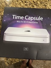 Apple Time Capsule 2TB 802.11n Wi Fi Router w/ Built In HDD USB, A1355 MC344LL/A
