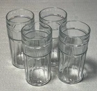 4 Vintage Anchor Hocking “Annapolis” Iced Tea Glasses 6.25” tall Clear Heavy VGC