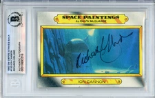 Richard Edlund Star Wars Special Effects Signed Topps Card Beckett Auto BAS #130