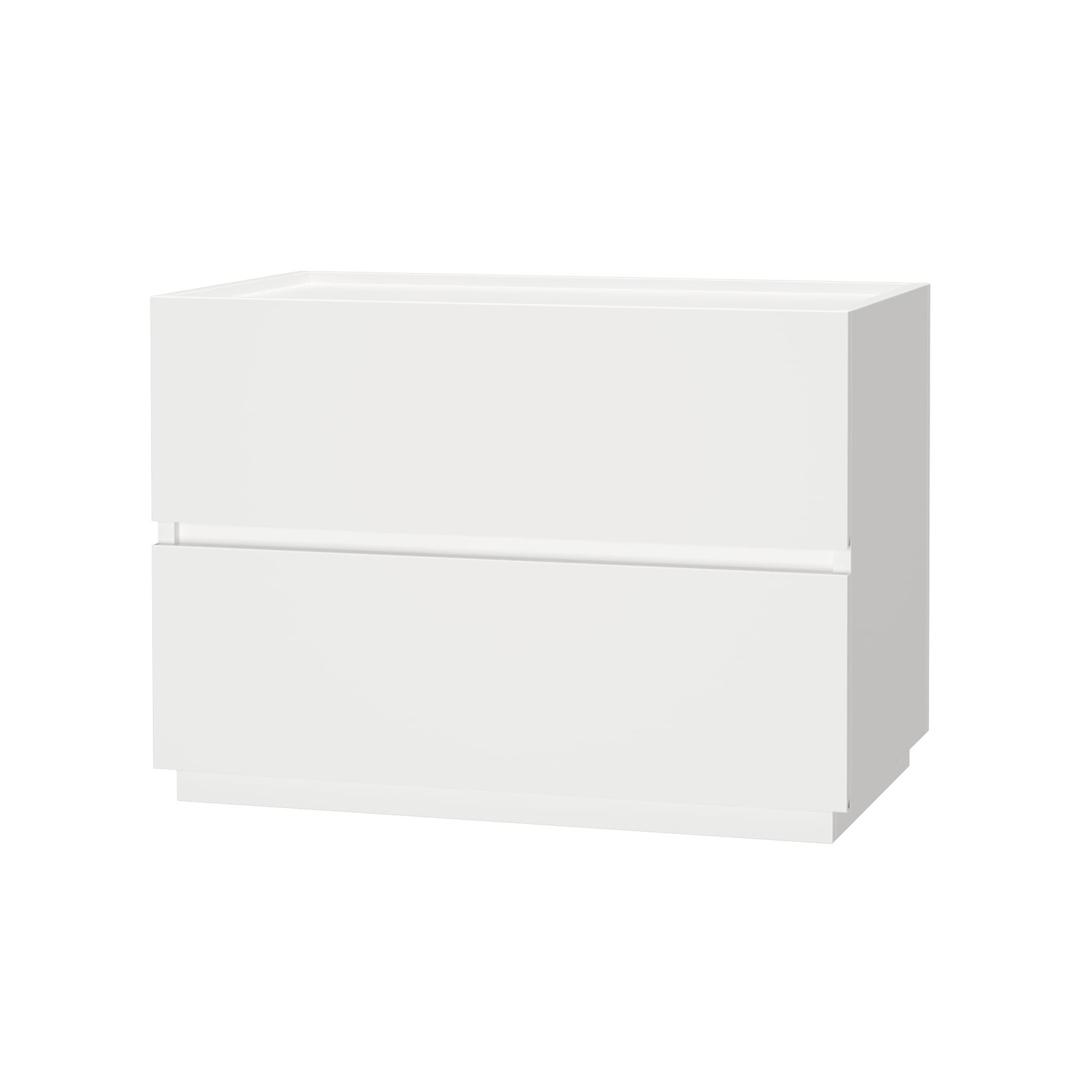 Stackable 2 Drawer Dresser, Multi-Purpose Storage Closet Cube Dressers for Be...