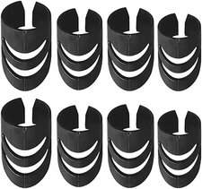 8Pcs Alaska Guitar Picks（XL+L+L+M）, Adjustable Finger Picks, XL+L+L+M, Black 