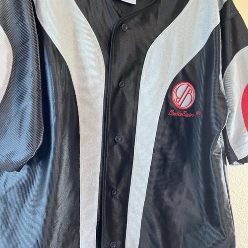 Buda Bean Size Medium Black #05 Budabean Jersey SS Button Front - Picture 5 of 8