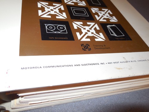 AX8 Motorola 1970 Binder kompletna linia Stacja bazowa, CCTV M.A.R.S Szkolenie - Zdjęcie 2 z 22