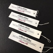 Alaska Airlines / Horizon Air Luggage ID Tags - Set/Four - NOS Baggage Tags