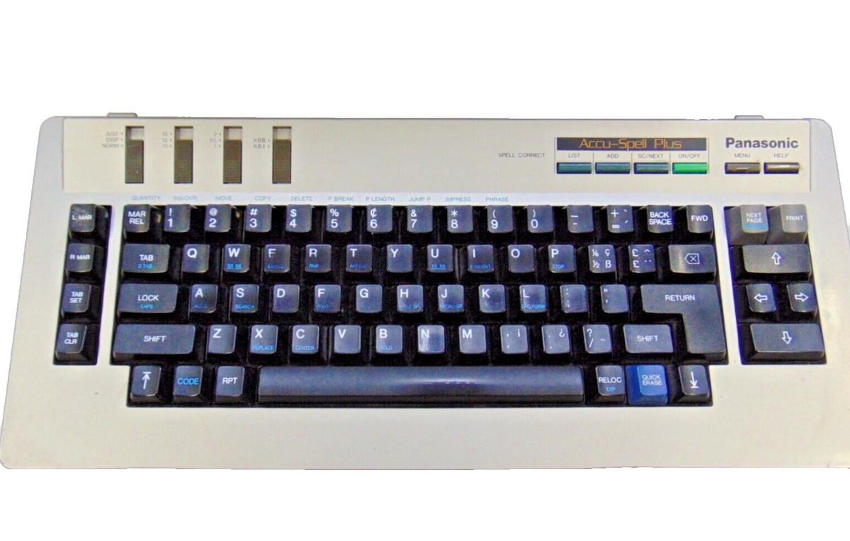 Vintage Panasonic W1505A Personal Word Processor | eBay