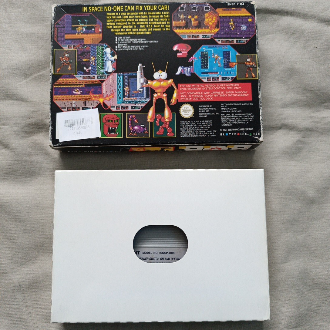 BOB Super Nintendo Game (SNES) *Boxed* | eBay BOB Super Nintendo Game (SNES) *Boxed* | eBay