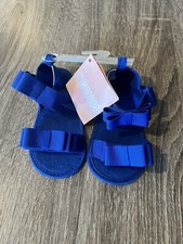 NWT Gymboree Girls Blue Crib Sandal Size 4