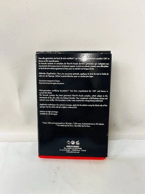 Base en polvo borrosa piel terciopelo mate Make Up For Ever, ELIGE TONO - NUEVA Foto 2 de 4