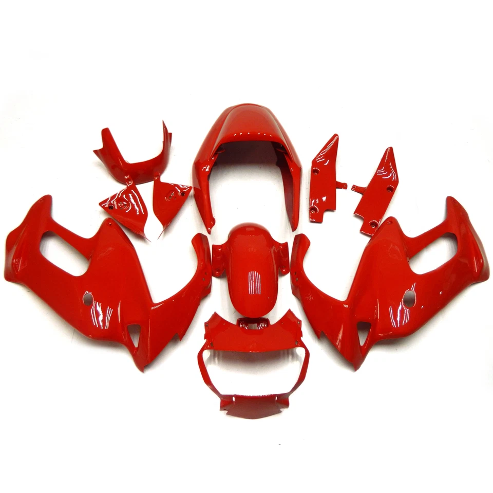 Plastics Red Fairings for VTR1000F 1997 - 2005 Super Hawk 1000 Honda Bodywork Foto 2 de 4