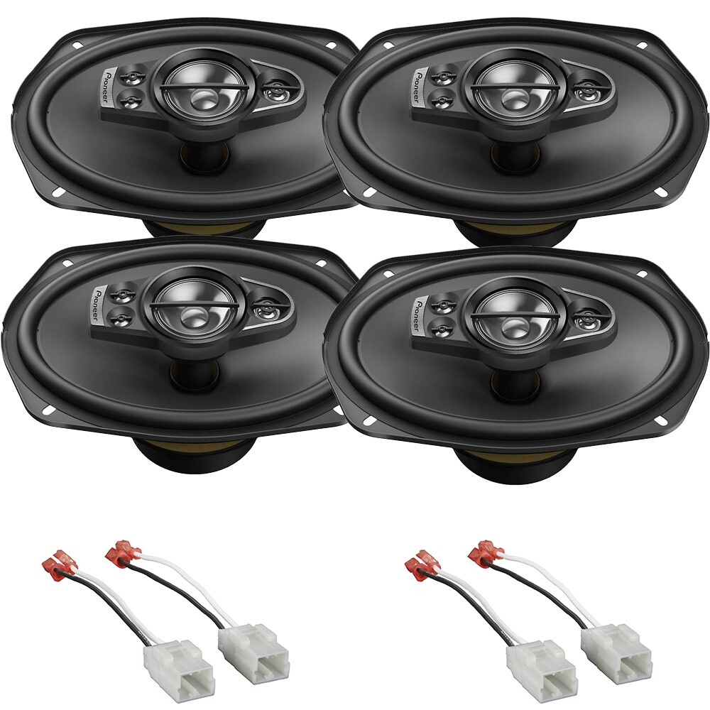 4 Pioneer 700 Watt 6x9” Front & Rear Door Speaker Package for 2009