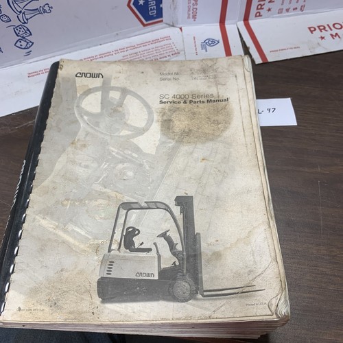 Crown Sit-down SC4000 series Forklift service parts Manual | eBay