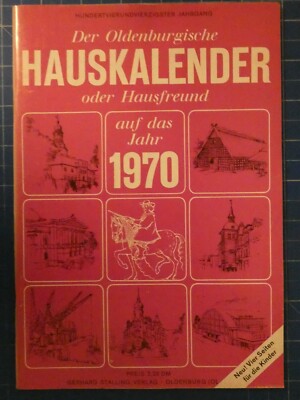 Der Oldenburgische Hauskalender 1970 Lappan H-19496