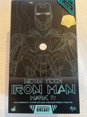 Iron Man 2 Iron Man Mark 4 MK IV Neon Tech Diecast Hot Toys