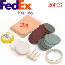 Car Windshield Glass Scratch Remover Cerium Oxide Powder Glass Polishing Kit US