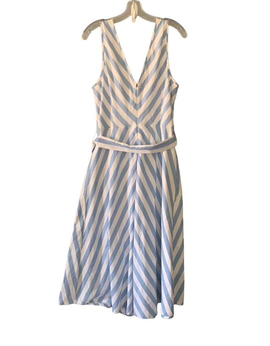kate spade deck stripe midi dress Stripe Double Cloth Midi Dress