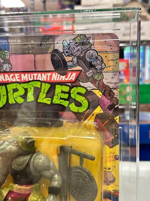 1988 Rocksteady Soft Head (TMNT Mutant Ninja, Playmates) GRADE: 70