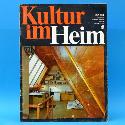 DDR Kultur im Heim 2 1974 Möbel Eisenberg Heidegarten Arboretum HiFi-Technik M