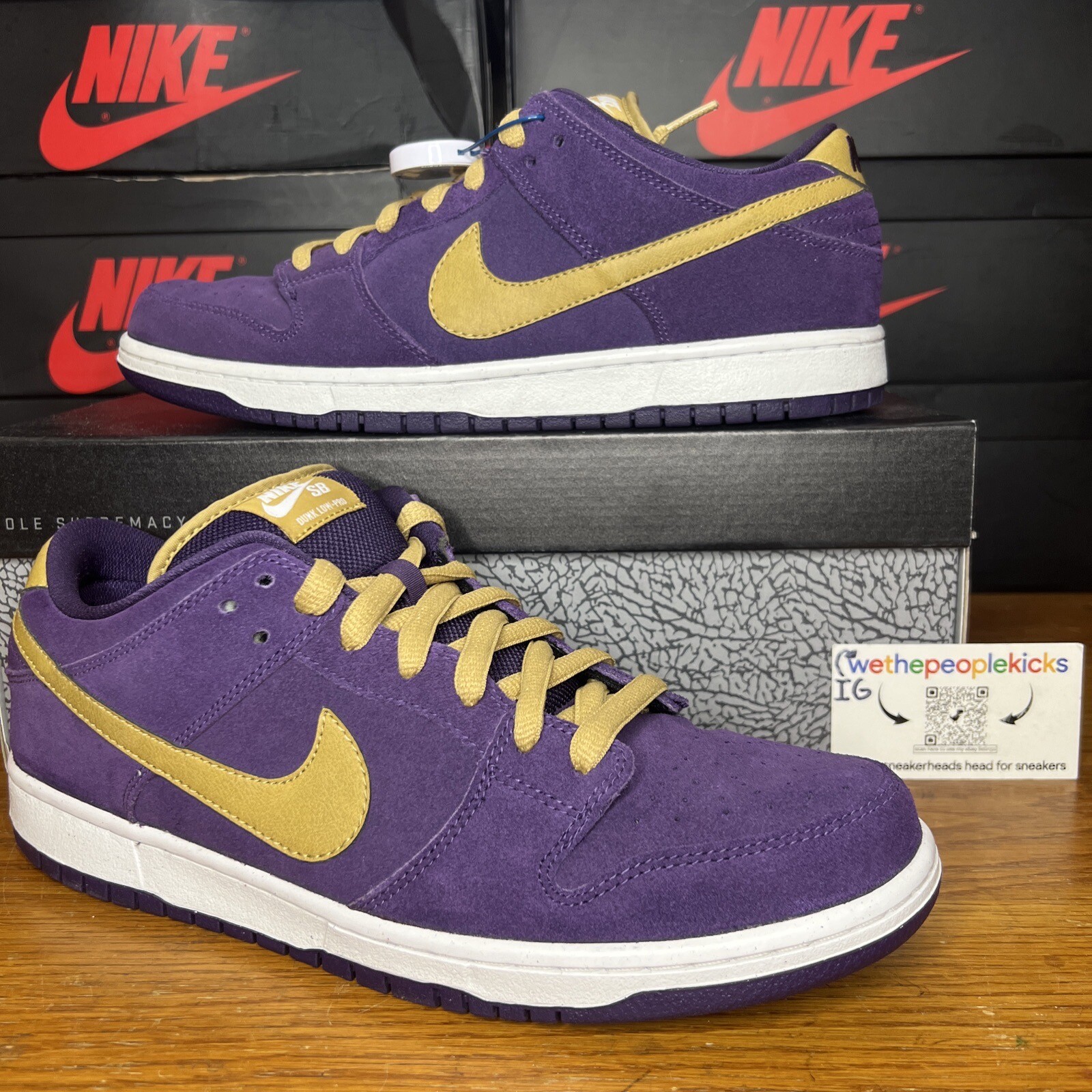 Nike SB Dunk Low Premium Crown Royal Size 10.5 Mens 3 Gem