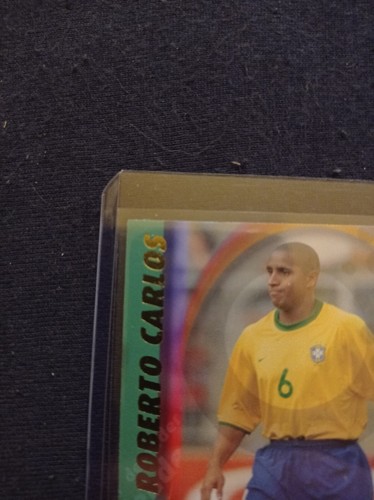 PANINI Soccer Trading Card ROBERTO CARLOS Brasil No. 32 World Cup 2002 - Zdjęcie 4 z 6