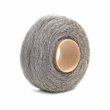 NovaNox Edelstahlwolle Rolle 1 kg bis 800&deg;C fein Auspuffwolle Schalld&auml;mpferwolle