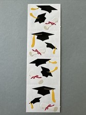 Mrs. Grossman's Stickers GRADUATION CAPS Retired 1989 Creative Memories