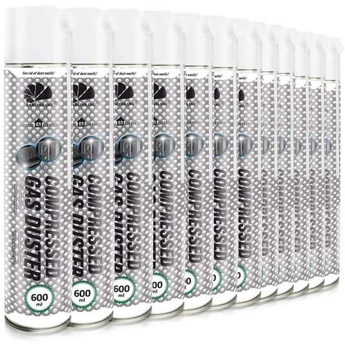 12x AABCOOLING H&O Compressed Gas Duster 600-ml DRUCKLUFT REINIGUNG PC REINIGER